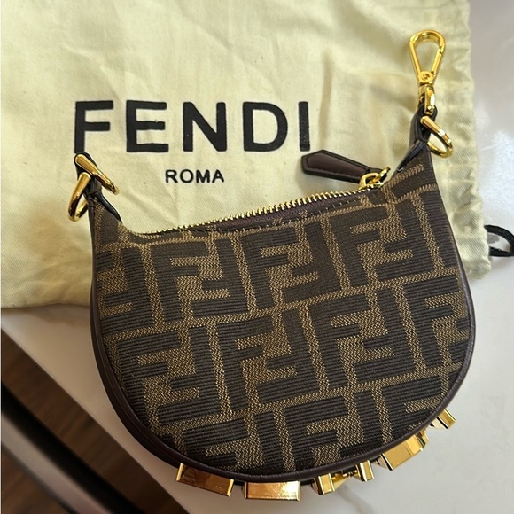 Handbags - FF Monogram Canvas Nano Mini Bag